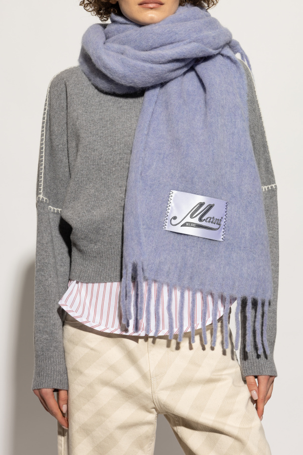 Wollschal mit logo od Marni